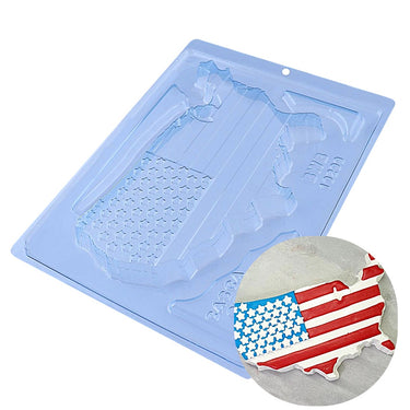 US Map 3-Part Chocolate Mold (BWB)